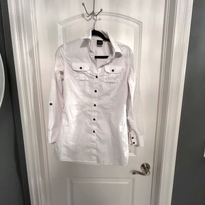 Sonoma White Button Down Shirt for Women